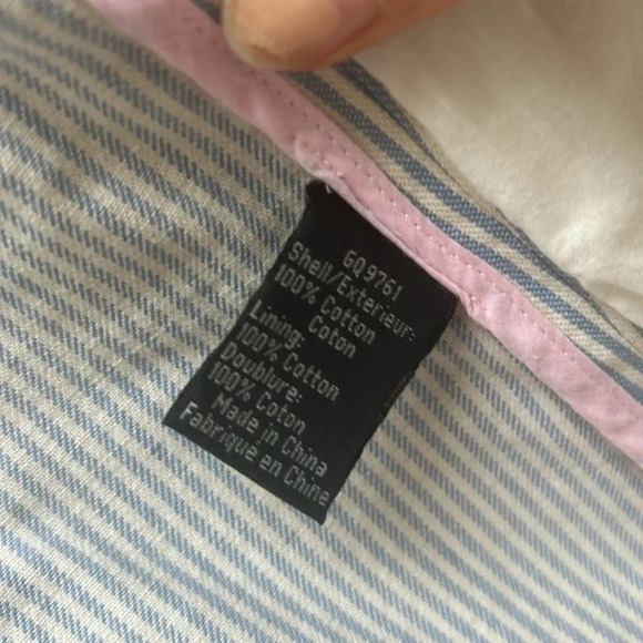 SANDRA ANGELOZZI Femme De Carriere  Tailored Summer Blazer blue white pinstriped - Picture 7 of 7